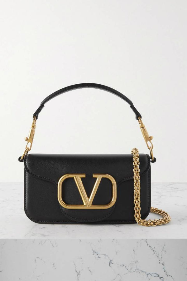 Valentynoo VLogo Black Small ShoulderBag With OriginalBox DustCover
