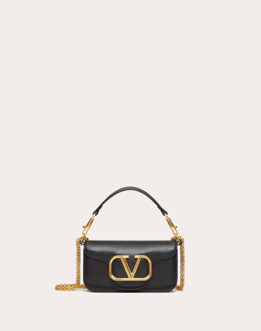 Valentynoo VLogo Black Small ShoulderBag With OriginalBox DustCover