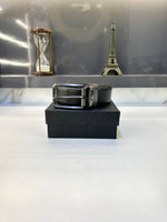 Mont_Blanc Black Reversible Belt Fa 468