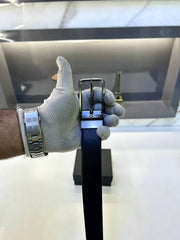 Mont_Blanc Black Reversible Belt Fa 468