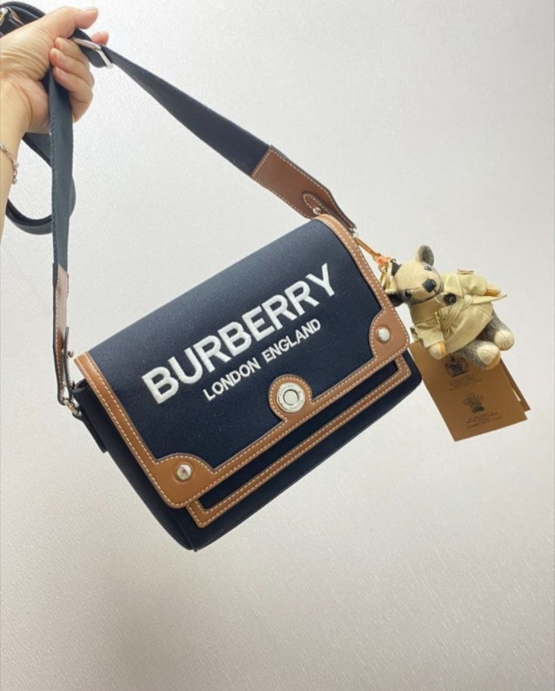 Burberry_Note_Canvas_Leather_Crossbody_With_MagnetOriginalBox