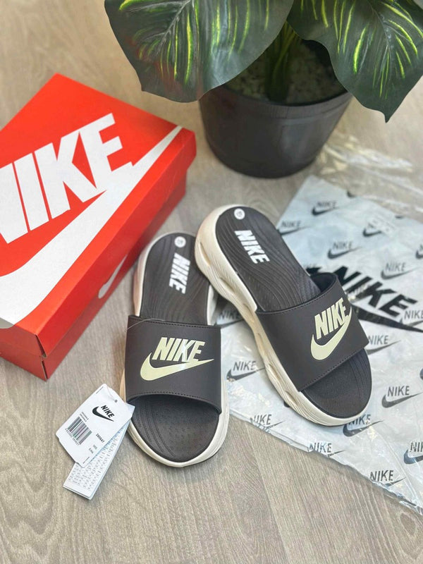 Nike Classic Cloud Sole Premium Brown Cream Flip-Flop