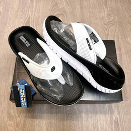 Skechers Go Recover Premium White Black Simplex