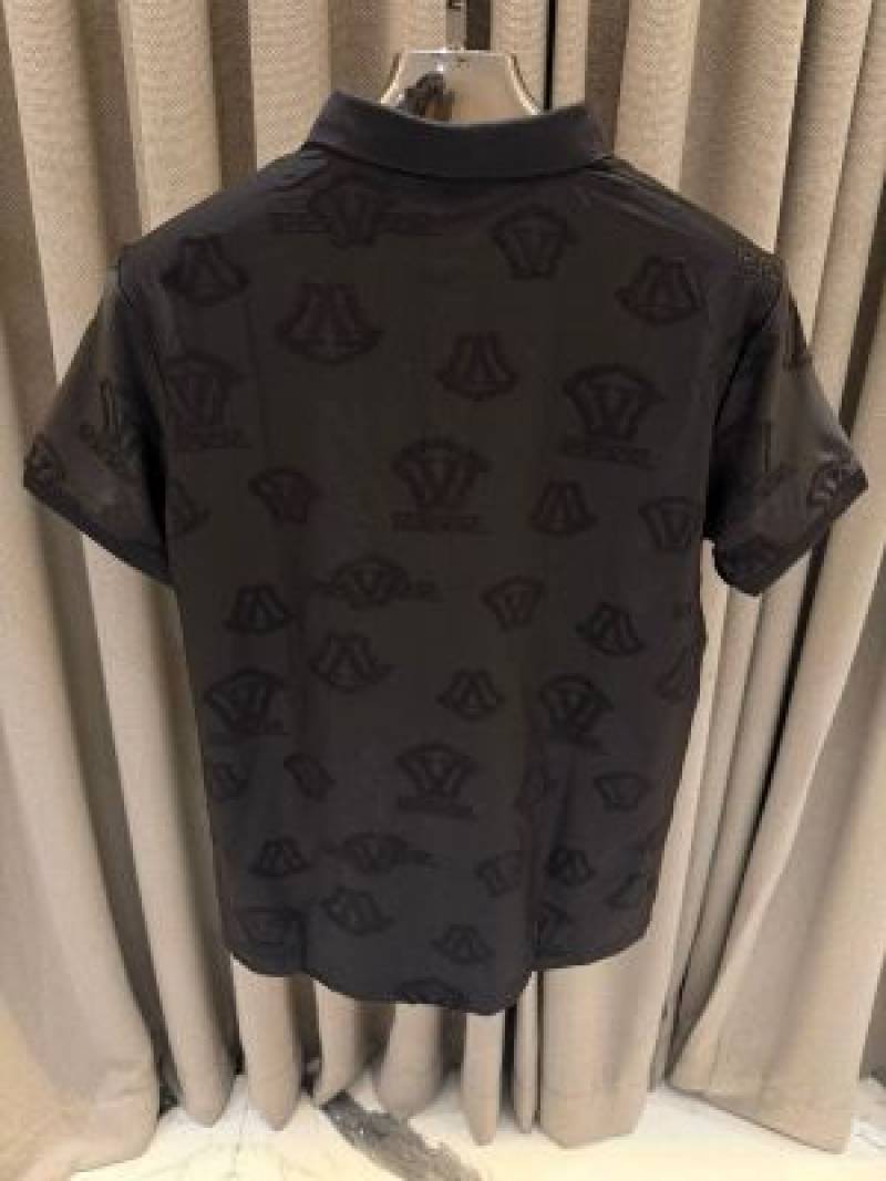Versace Couture Full Monogram Polo Black
