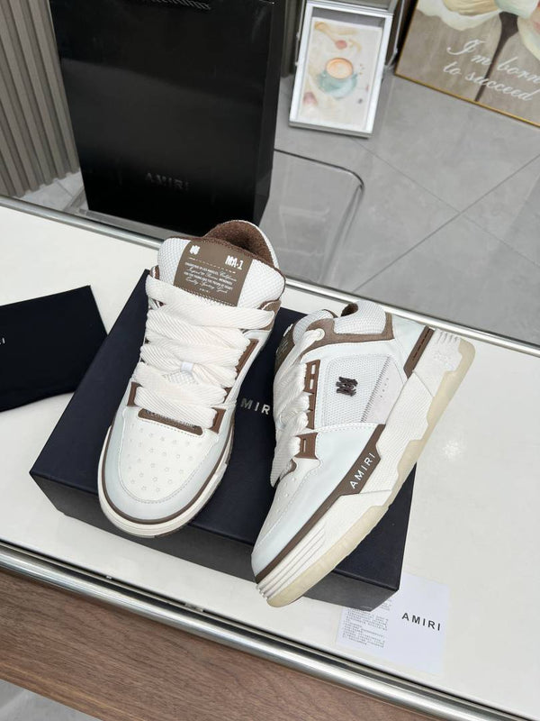 AMIRRI MA 2 WHITE BROWN SNEAKER