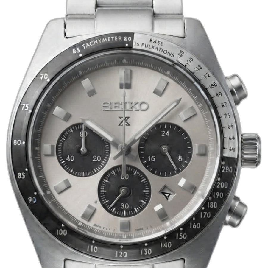 Seiko Prospex Speedtime Chronograph Silver Grey Dial