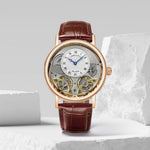 Bregut double engine brown copper