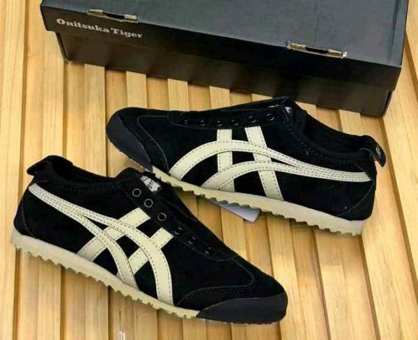Onitsuka tigerr mexico 66 slip on black putty