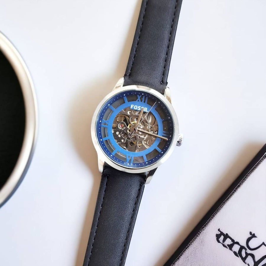 Fossil Townsman silver black