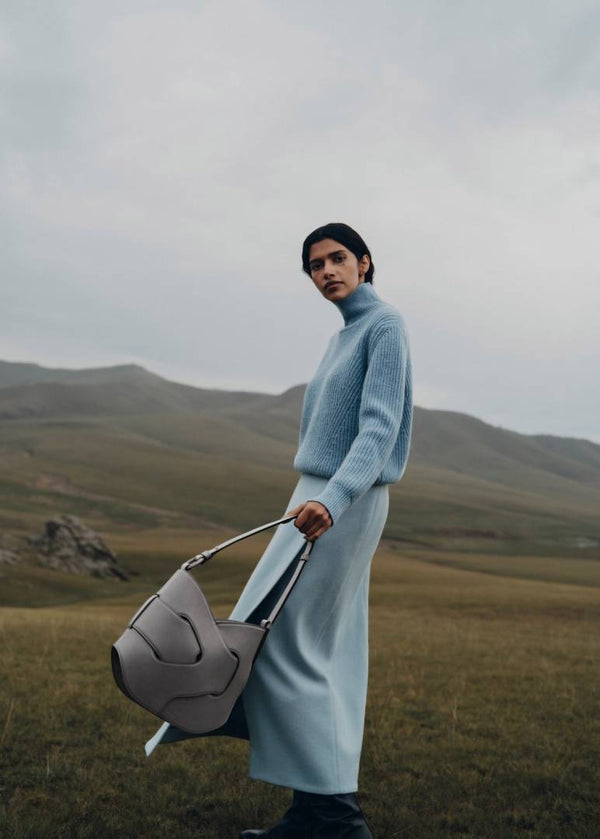 Polenne Nodde Hobo Shoulder Bag With Original Box Packing