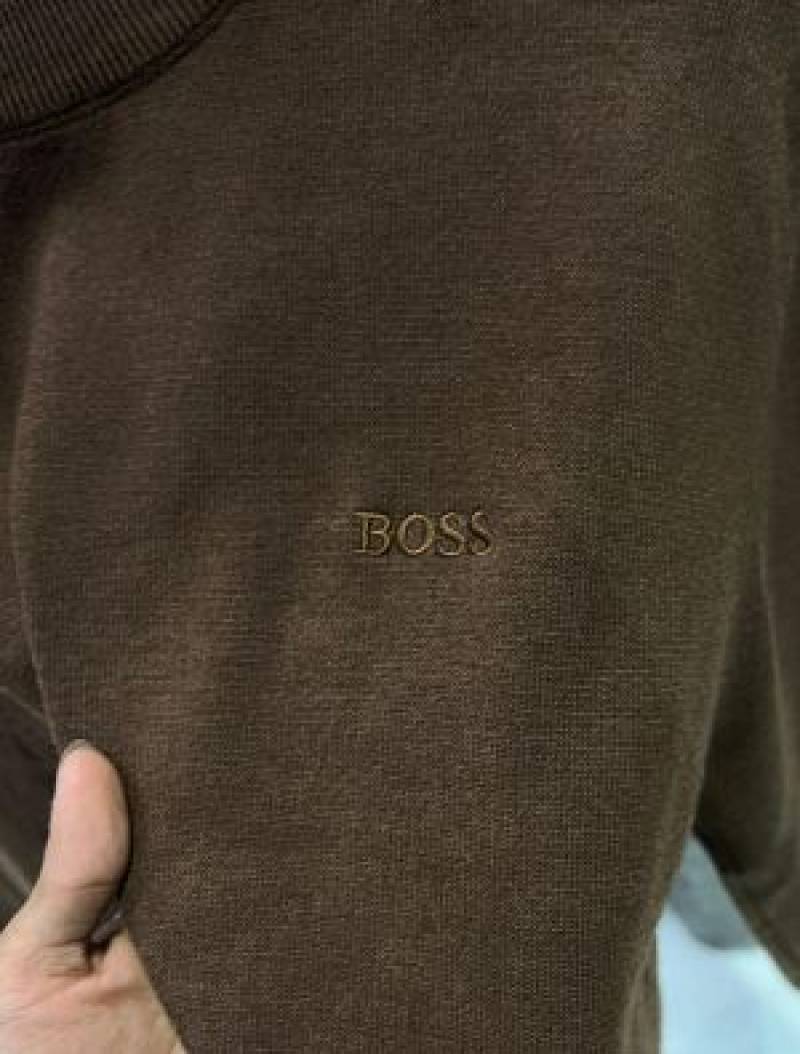BOSS IMPORTED STORE ARTICLE SWEATER BROWN