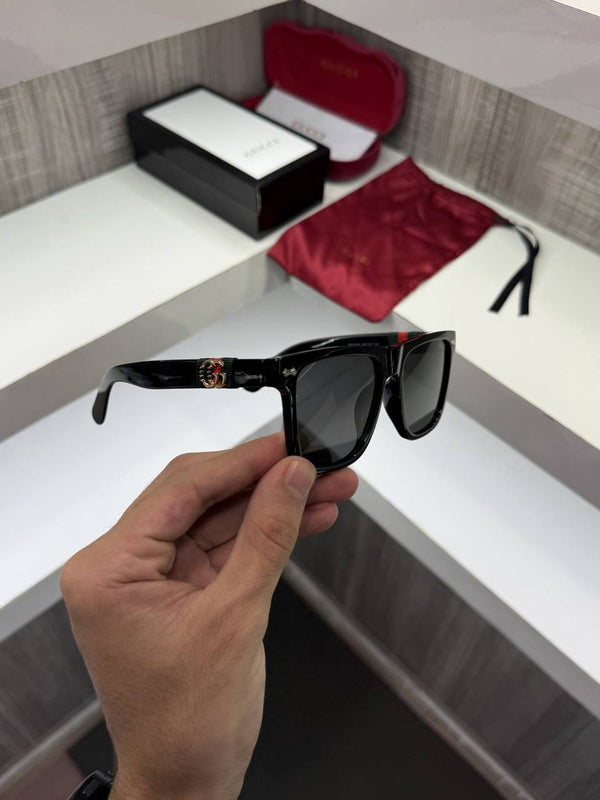 Gucci 1390 Premium sunglass (Glossy Black)