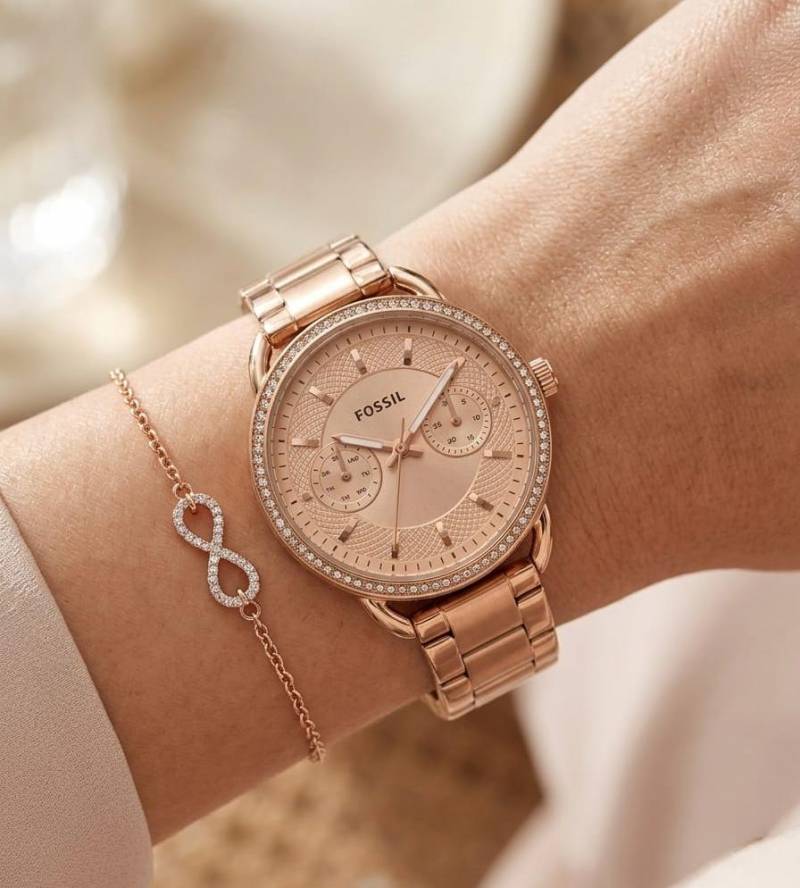 Fossil Tailor Copper-Pink