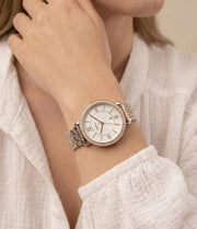 Fossil Jacqueline 2Ton-Silver-White