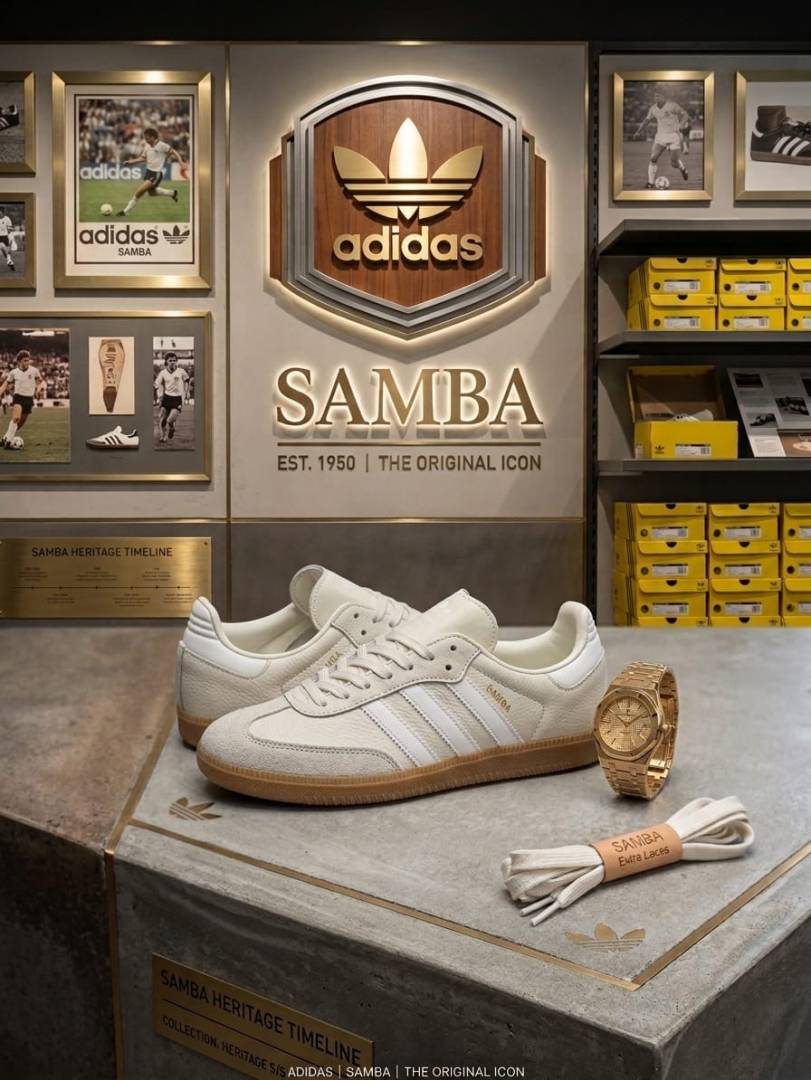 Addida s Samba Aluminium Gum woman