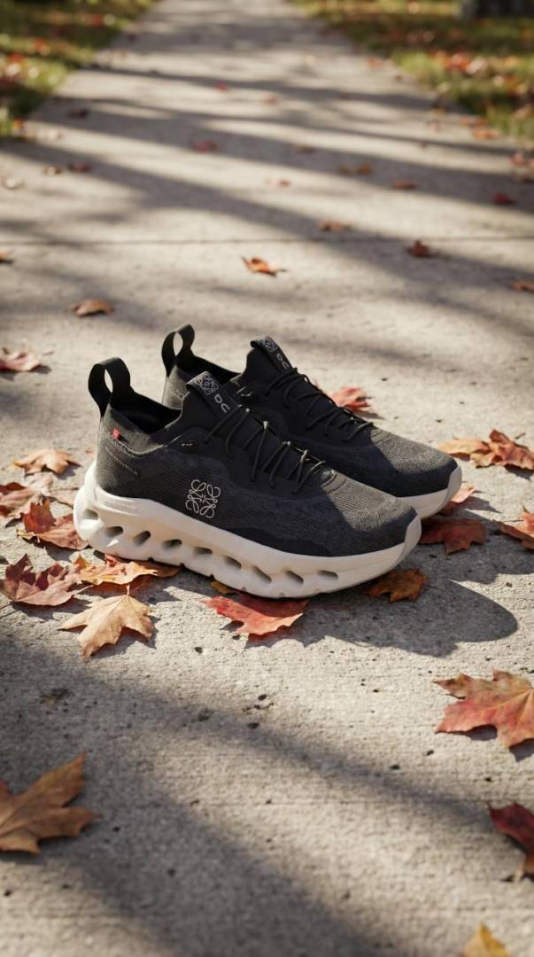 Loew.e x On Cloudtilt Grey Denim Running