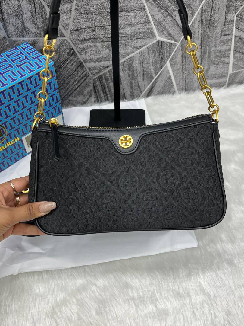 Torryy Burch Black Studio Shoulder Crossbody Bag With OriginalBox & DustCover