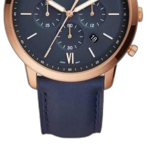 Fossil Neutro Chronograph Blue Copper Blue