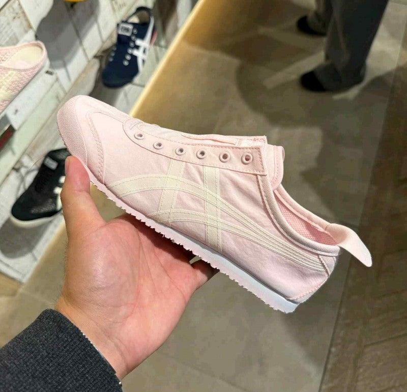 Onitsuka Tigerr Mexico 66 Slip On Pink White 1252