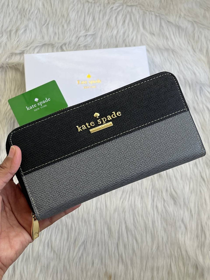 Kate_Spade_123_AP_Long_Zippy_Wallet_With_OriginalBox_DustCover style idea
