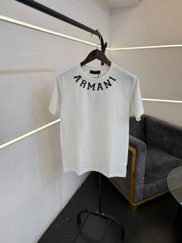 Armmani White imported round neck tshirt