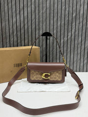 Coach Tabby 26 Highend Quality Tan-Brown-Mono With Original Box & DustCover With Branding inside the flap 11 Highend