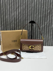 Coach Tabby 26 Highend Quality Tan-Brown-Mono With Original Box & DustCover With Branding inside the flap 11 Highend