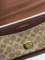 Coach Tabby 26 Highend Quality Tan-Brown-Mono With Original Box & DustCover With Branding inside the flap 11 Highend