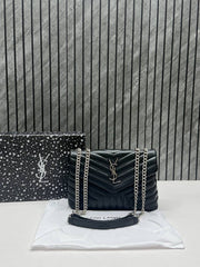 Ysl Lou Lou Medium Size 8802 Shoulder Bag With Original Box & DustCover Packing