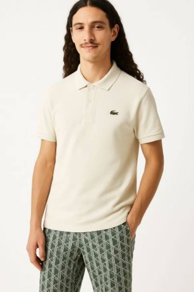 Lacost imported Polo tshirt beige