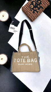 Marc Jacobs The Tote Bag With Dust Bag & Shoulder Strap (Beige - 692)