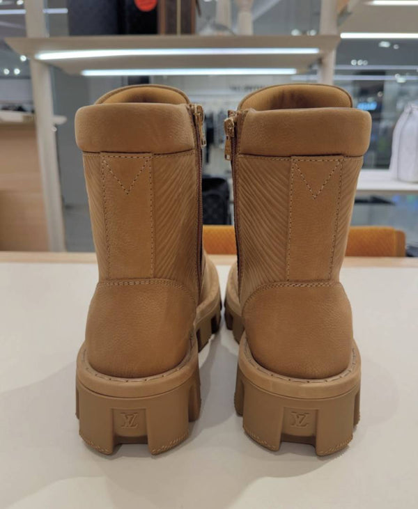 Louis Vuitton LV Checker Ranger Boots Tan