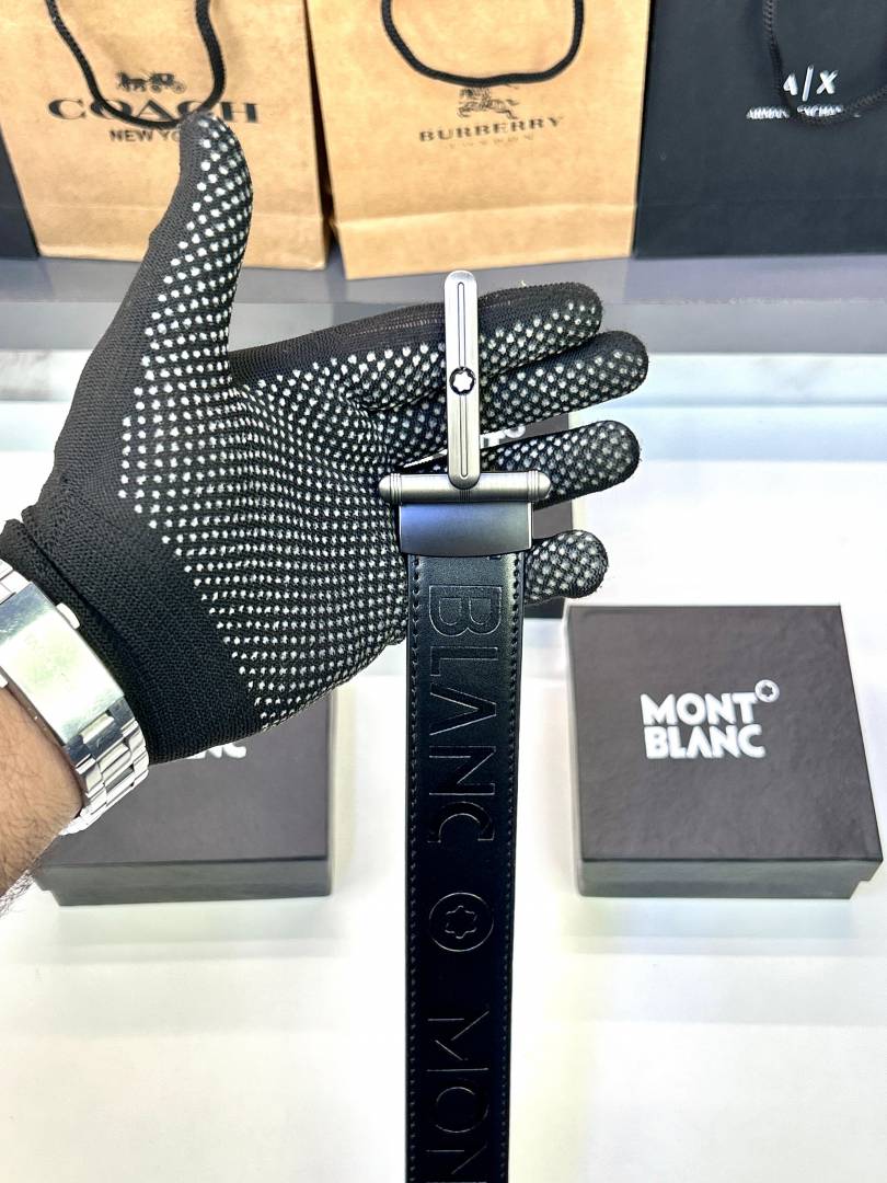 Mont_ Blanc New Belt Silver Fa 107