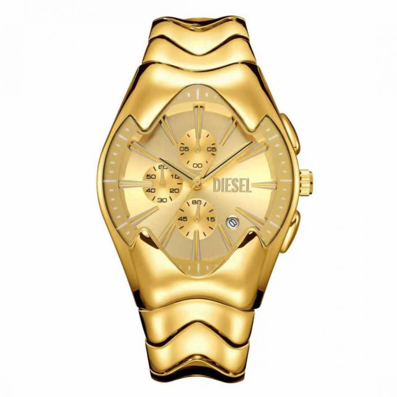 Diesel Mercurial Chronograph gold & gold