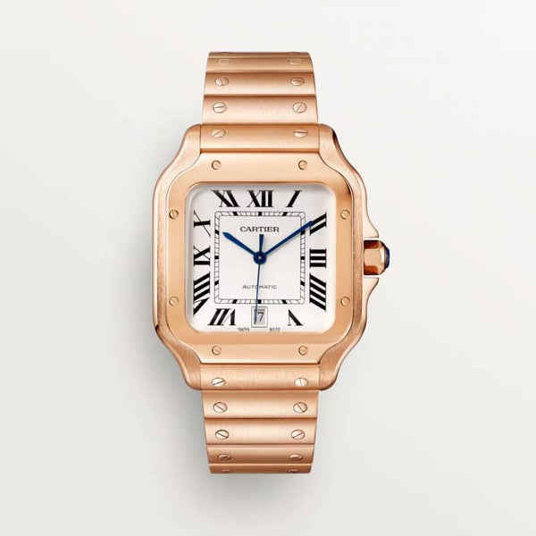 Cartier_er Santos automatic copper white