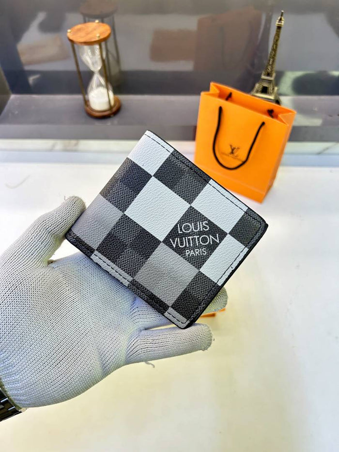 Lv_Loui Grey White Premium Quality Wallet Fa 878 style idea