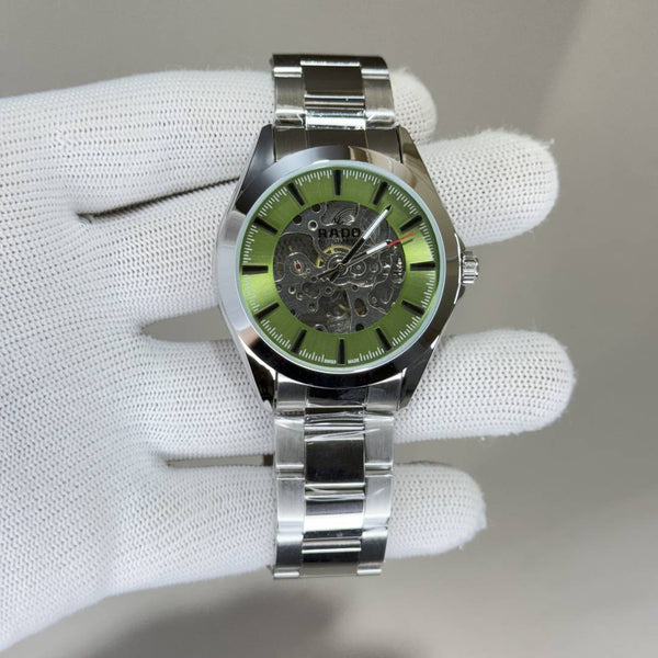 Rado_Automatic_silver_green