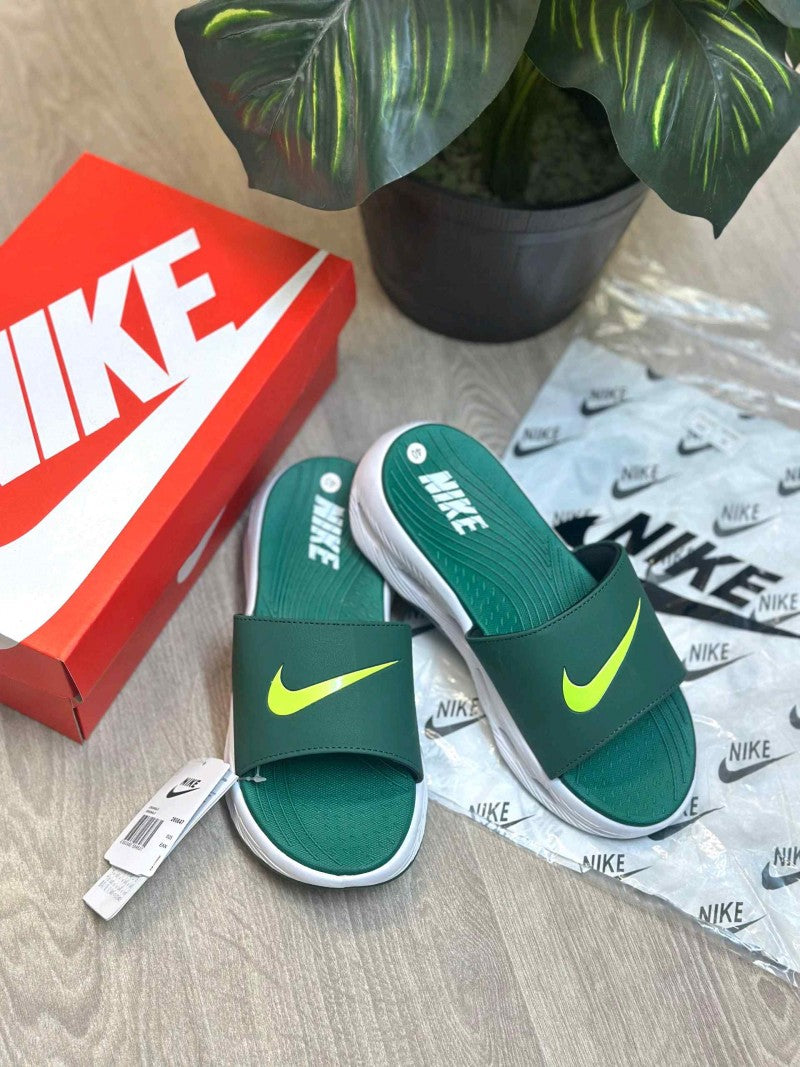 Nike Classic Cloud Sole Premium Green White Flip-Flop