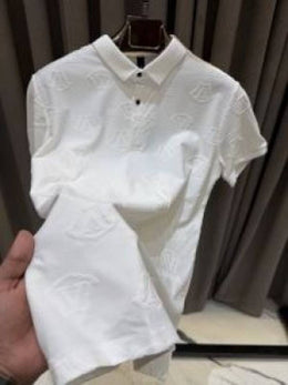 Versace Monogram Imported Polo White