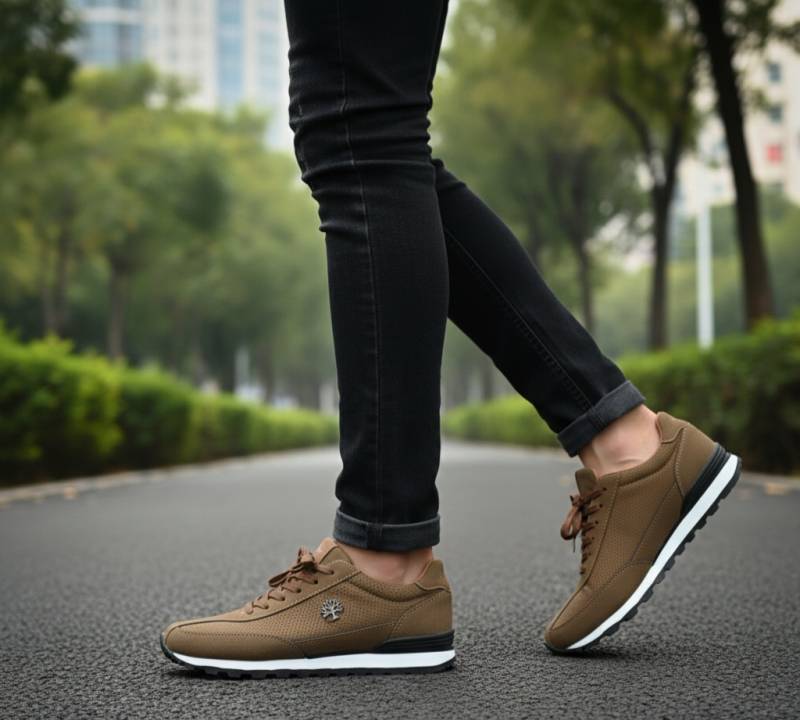 TIMBERLAND TAN BLACK WHITE IMP CASUAL 0033