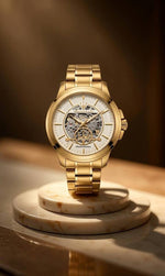 Maserati Successo Skeleton automatic Gold-White