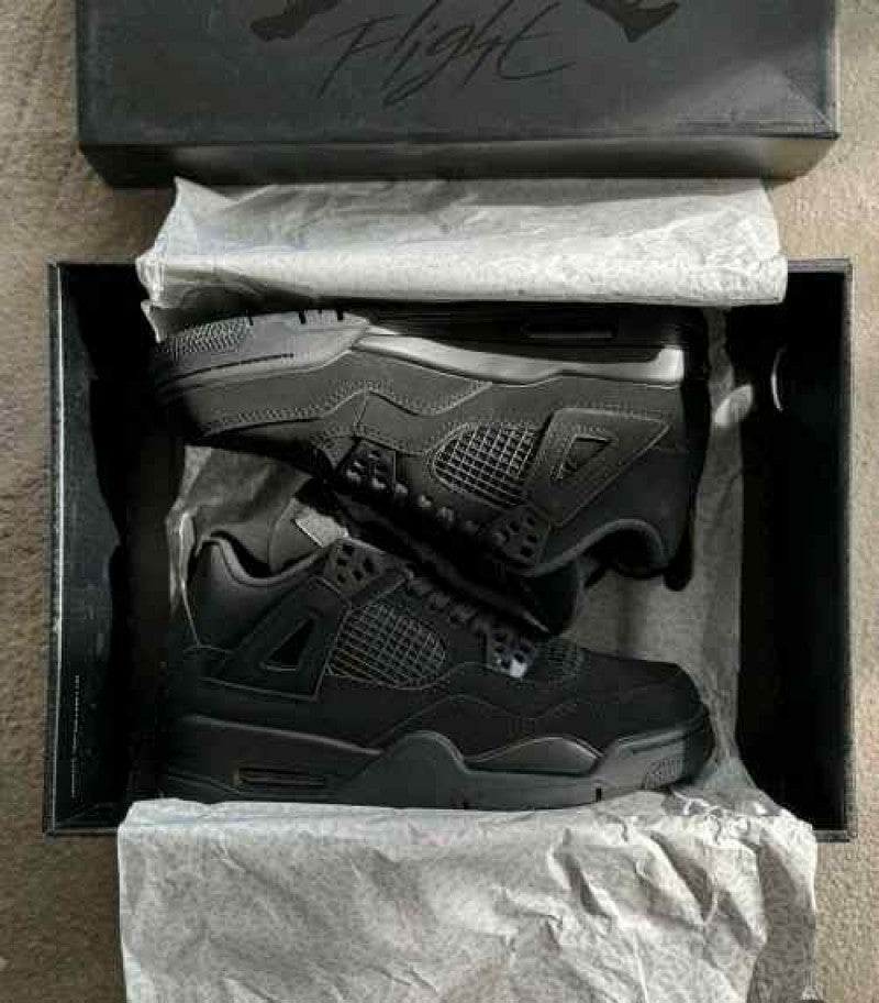 Nike Air Jordan Retro 4 Black Cat Semi UA 127