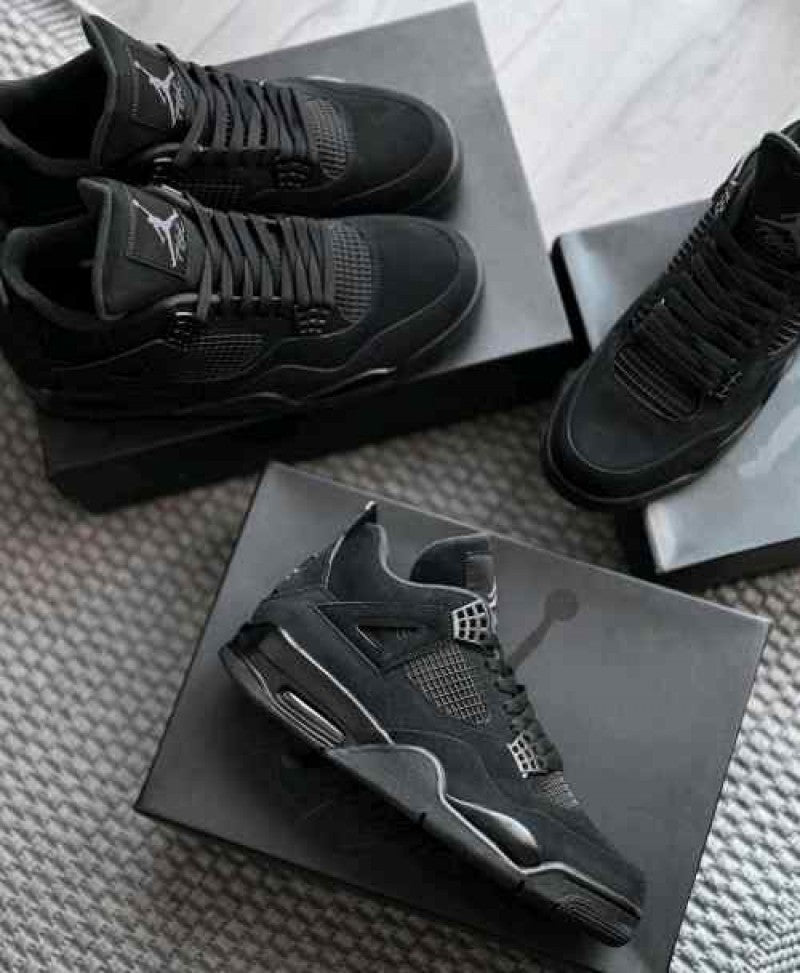 Nike Air Jordan Retro 4 Black Cat Semi UA 127