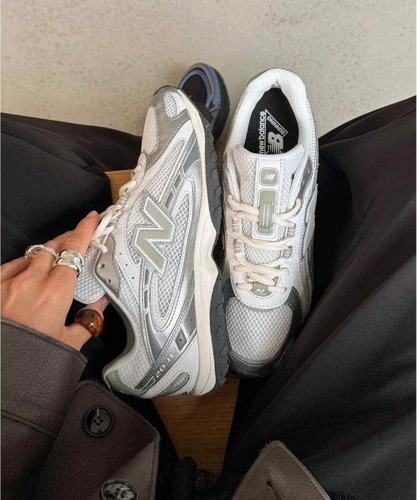 New Balencee 204l Silver Metallic Green