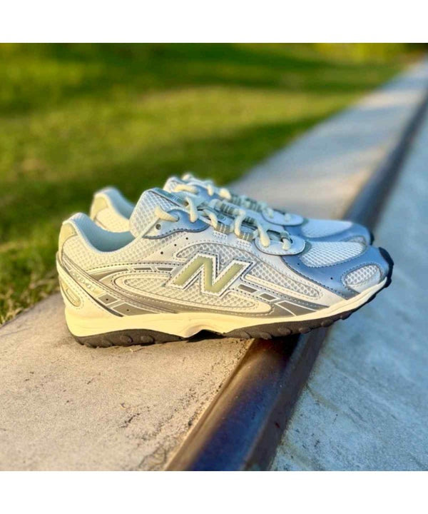 New Balencee 204l Silver Metallic Green
