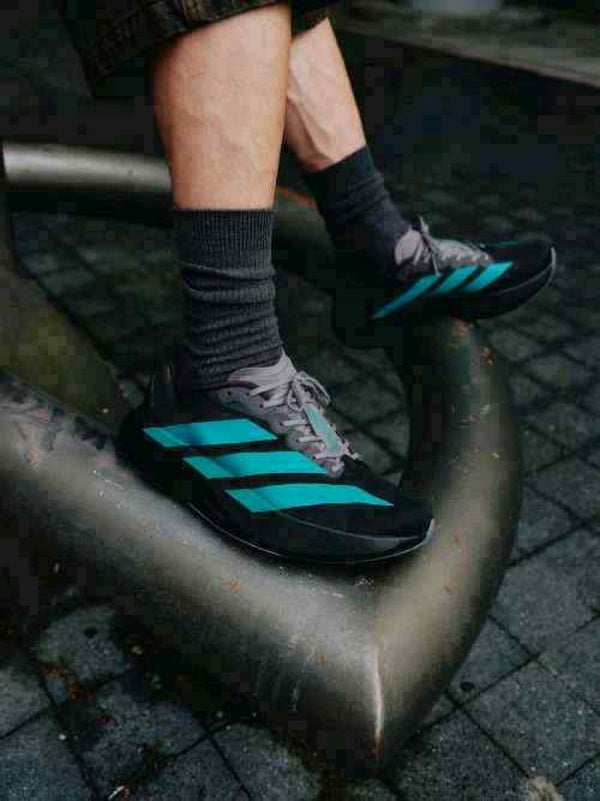 Adidas Adizero Evo SL Black Pure Teal 1115