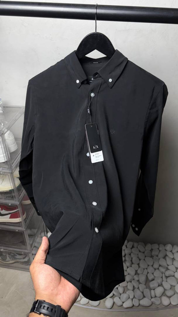 Armani Exchang e Premium Polycotton Silk Shirts. 2446.