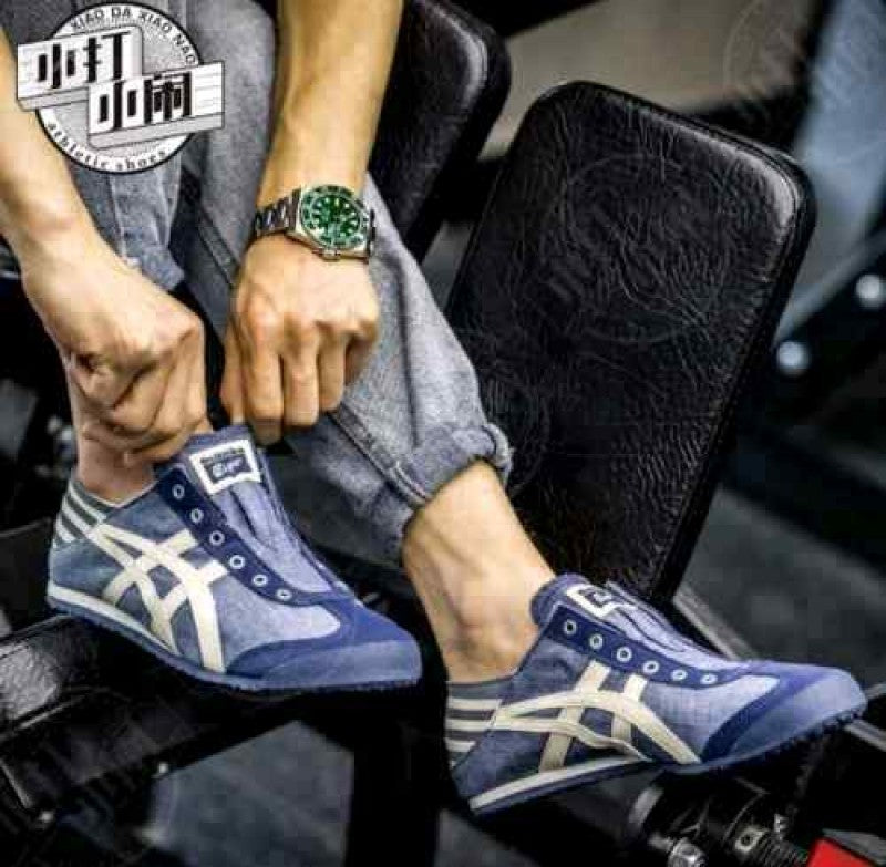 Onitsuka tigerr Slip On Paraty Blue Chambray 476