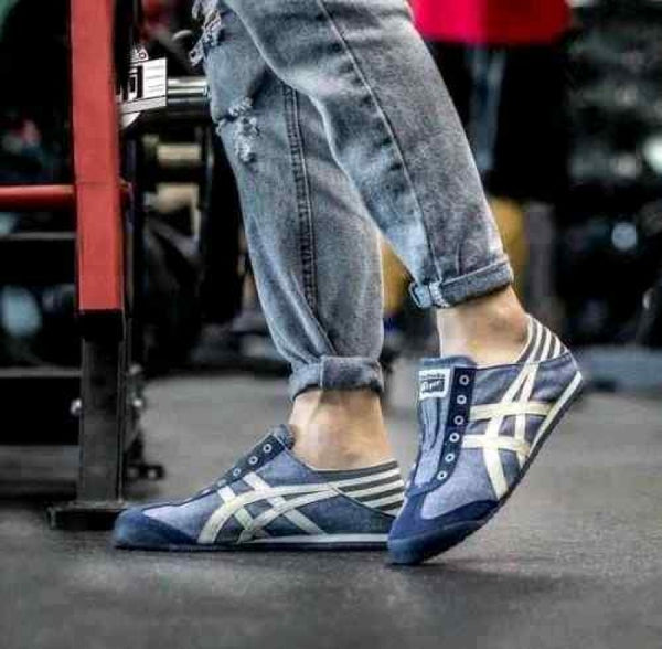 Onitsuka tigerr Slip On Paraty Blue Chambray 476