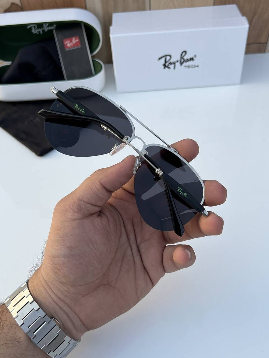 Rey ban 3519 silver black